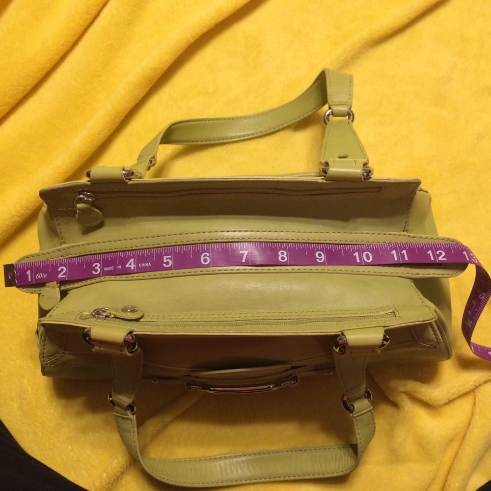 Cole Haan Avacado Green Satchel - Picture 6 of 8